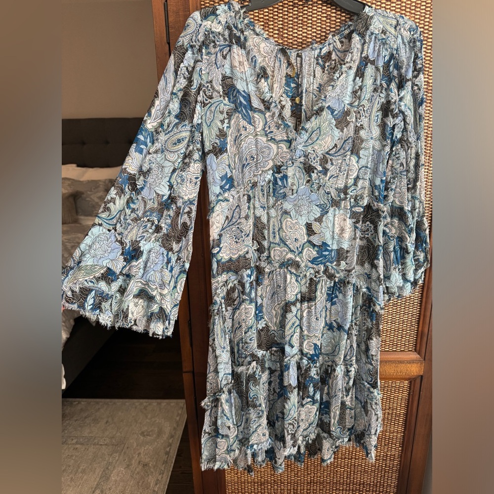 NWT Kobi Halperin Blue Emma Dress XS